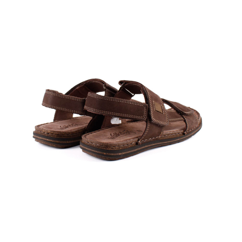 SANDALIA TRIPLE VELCRO MORO 43770