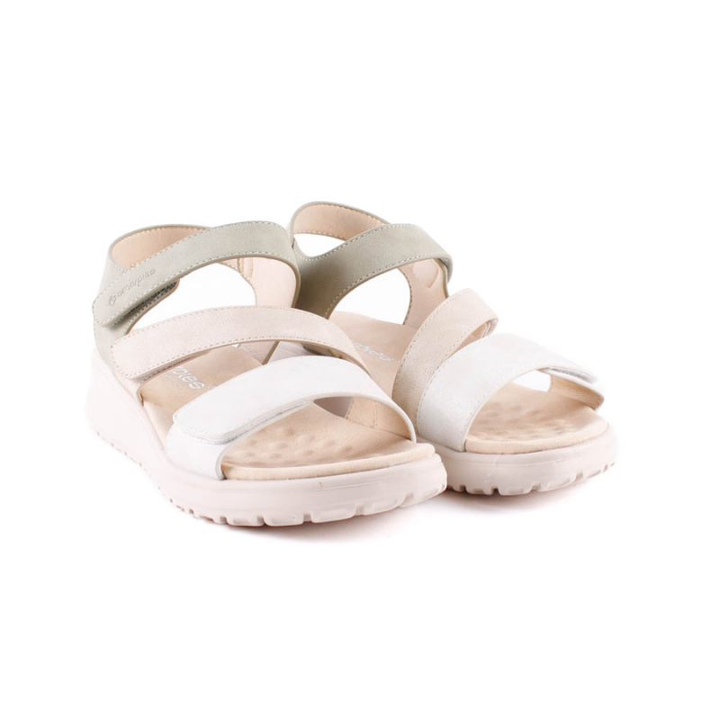 SANDALIA TRIPLE VELCRO KAKI ABZ30157