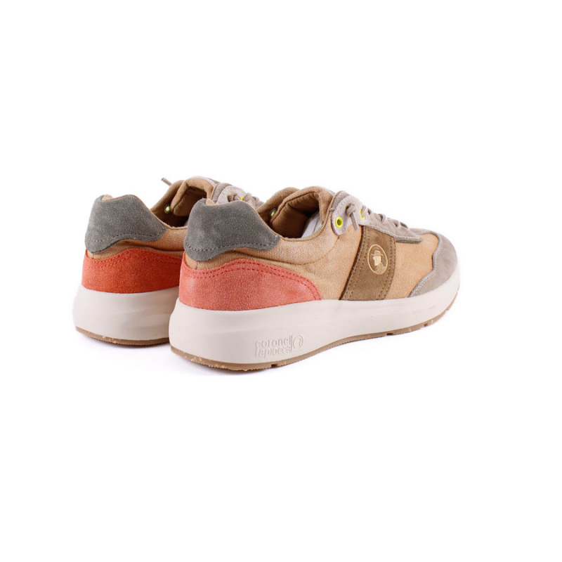 SNEAKER ELASTICOS BEIGE T861