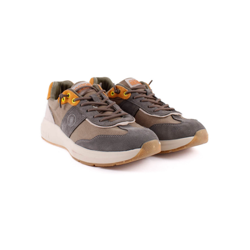 SNEAKER ELASTICOS ANTRACITA KAKI T861