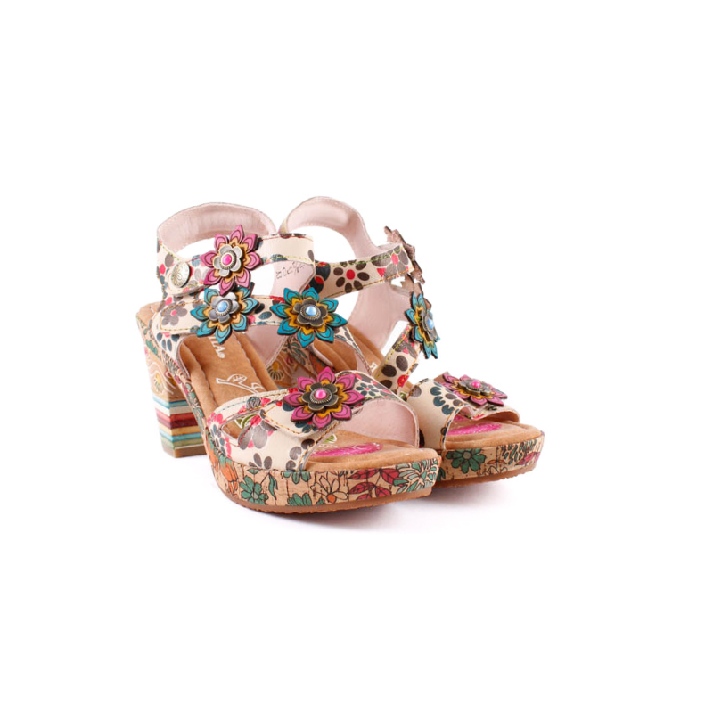 SANDALIA NELLAO BEIGE NELLAO33
