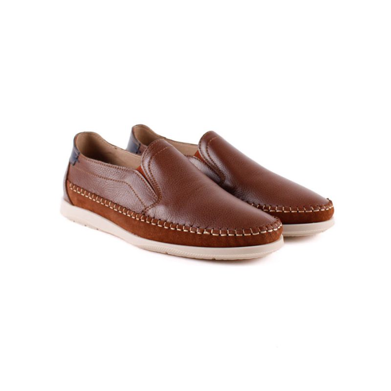 MOCASIN ELASTICOS PICADO ROBLE 2974