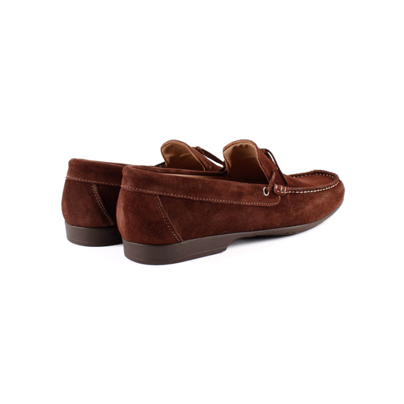 MOCASIN LAZO SERRAJE MARRON 09721