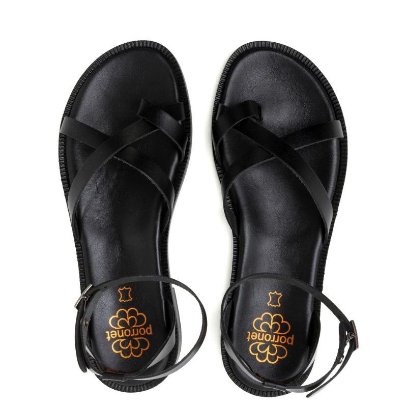 SANDALIA DEDO NEGRO 3230