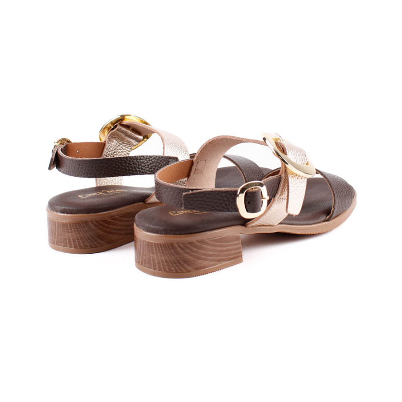 SANDALIA DOBLE TIRA HEBILLA CHAMPAN 5894