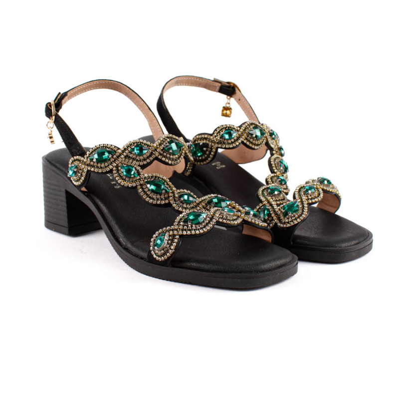 SANDALIA JOYA NEGRO 557
