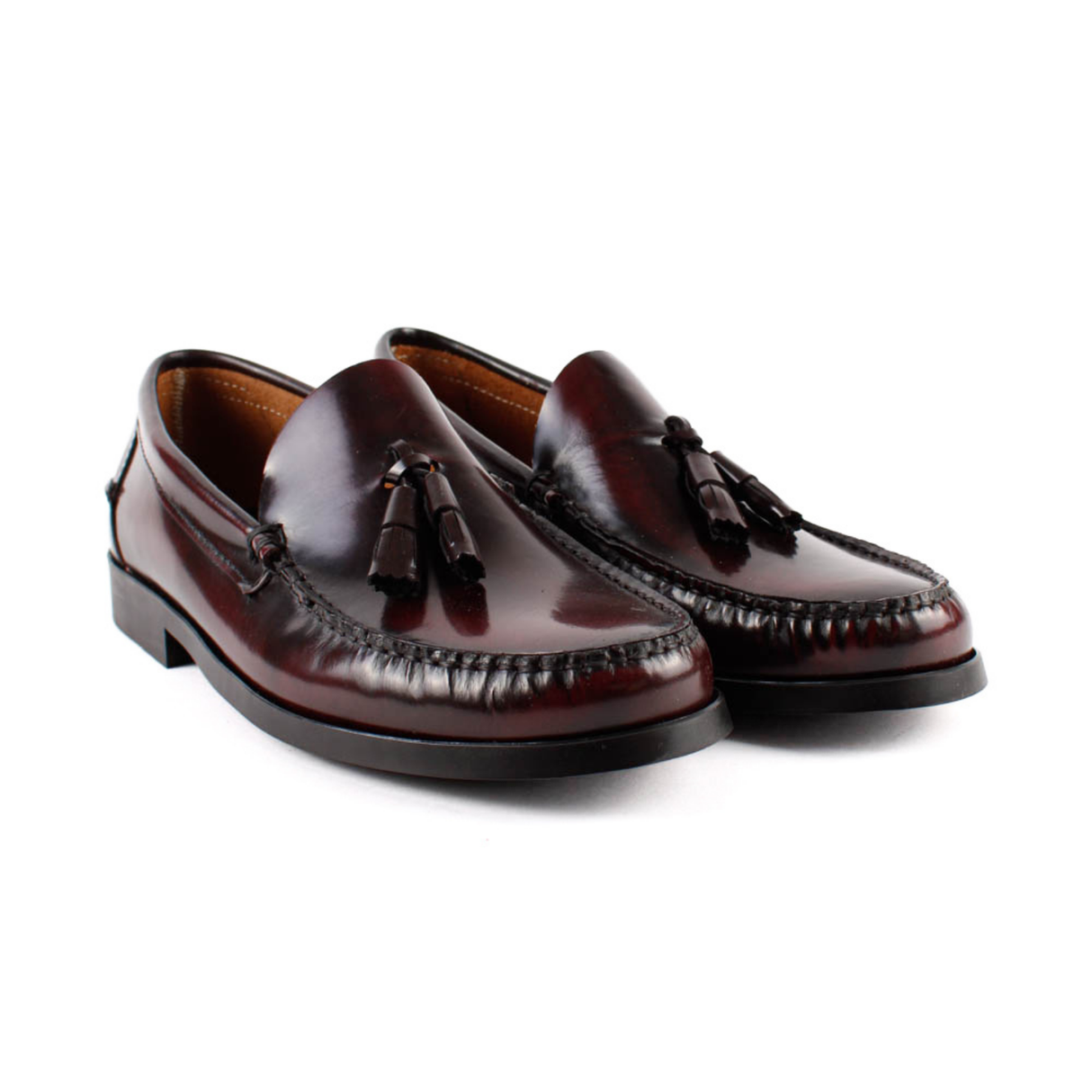 MOCASIN CASTELLANO BORLAS BURDEOS 4029