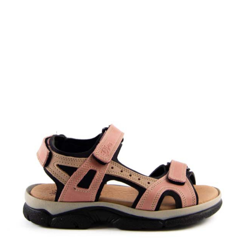 SANDALIA VELCRO TEJA TAUPE 7040