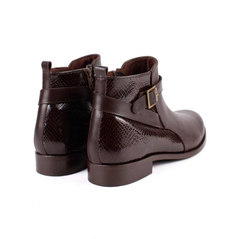 BOTIN CORREA HEBILLA MARRON 8800