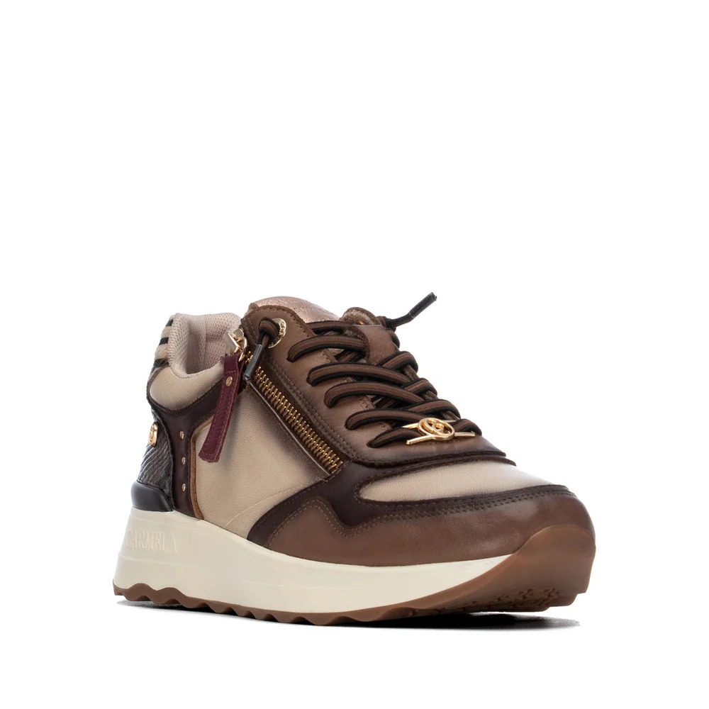 SNEAKER CREMALLERA MARRON 164221