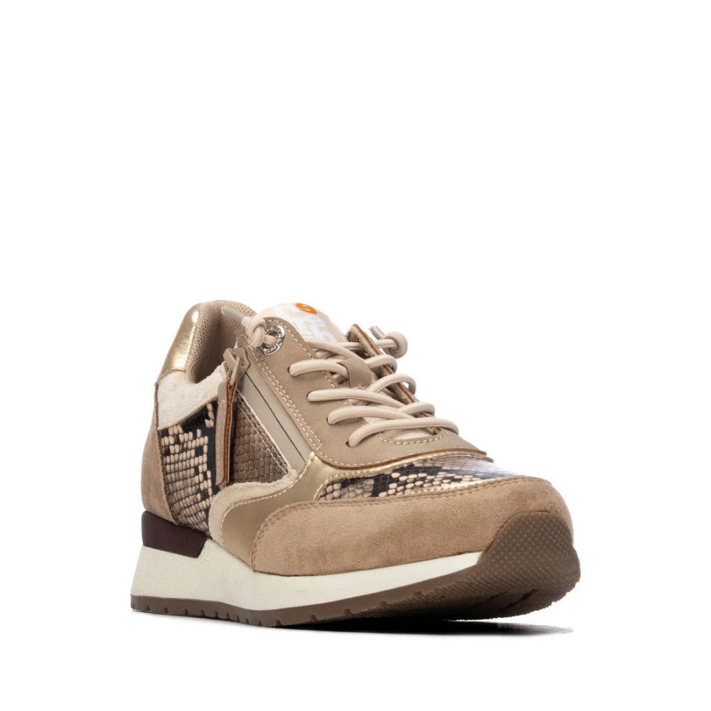 SNEAKER CREMALLERA ELASTIC BEIGE 176109