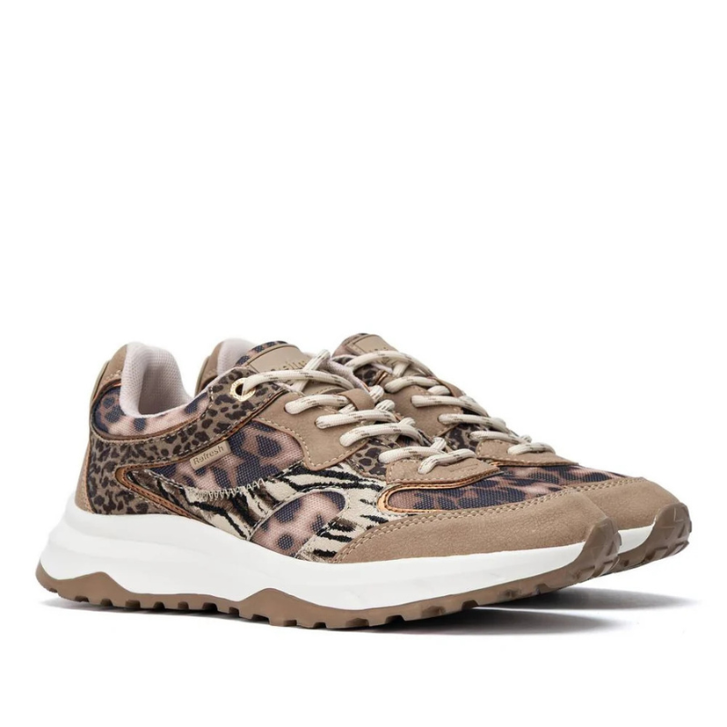 SNEAKER PIEZAS PRINT CAMEL 176115
