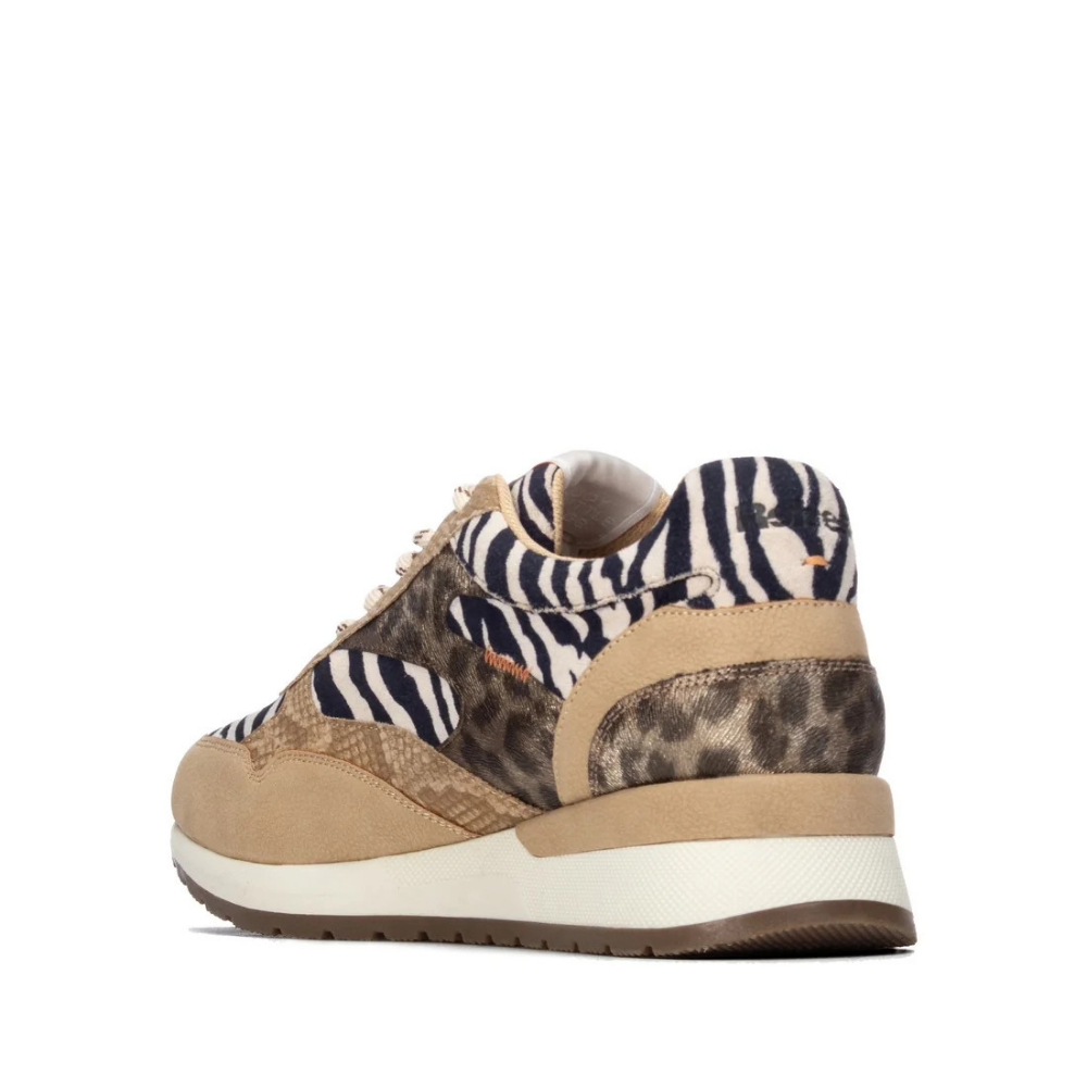 SNEAKER PRINT CREMALLERA BEIGE 176219