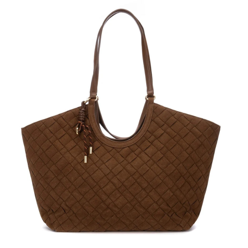 BOLSO GRABADO LLAVERO CAMEL