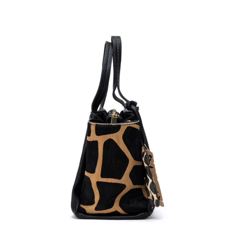 BOLSO LATERAL PRINT NEGRO