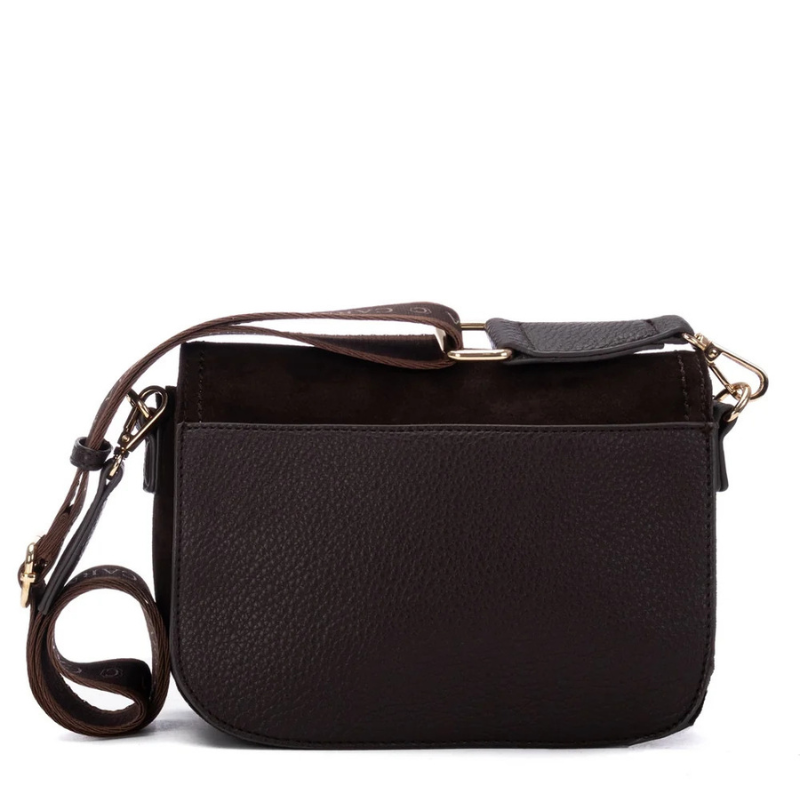 BANDOLERA SOLAPA MARRON