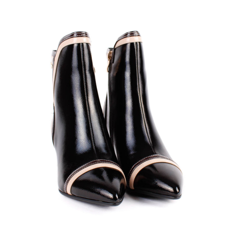 BOTIN LINEAS BICOLOR BLACK 84724