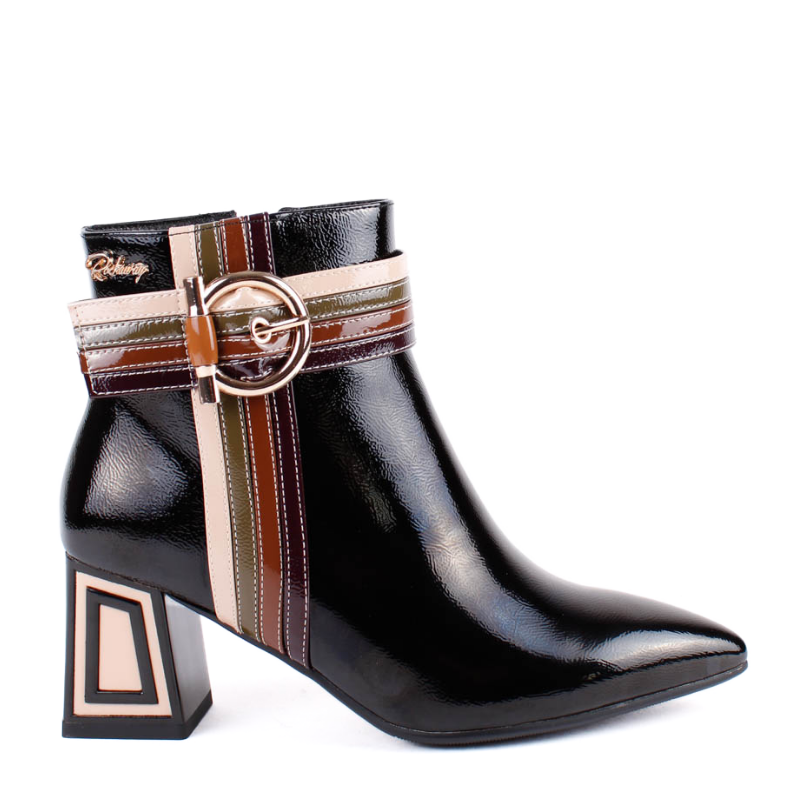 BOTIN LINEAS TRICOLOR BLACK 84727