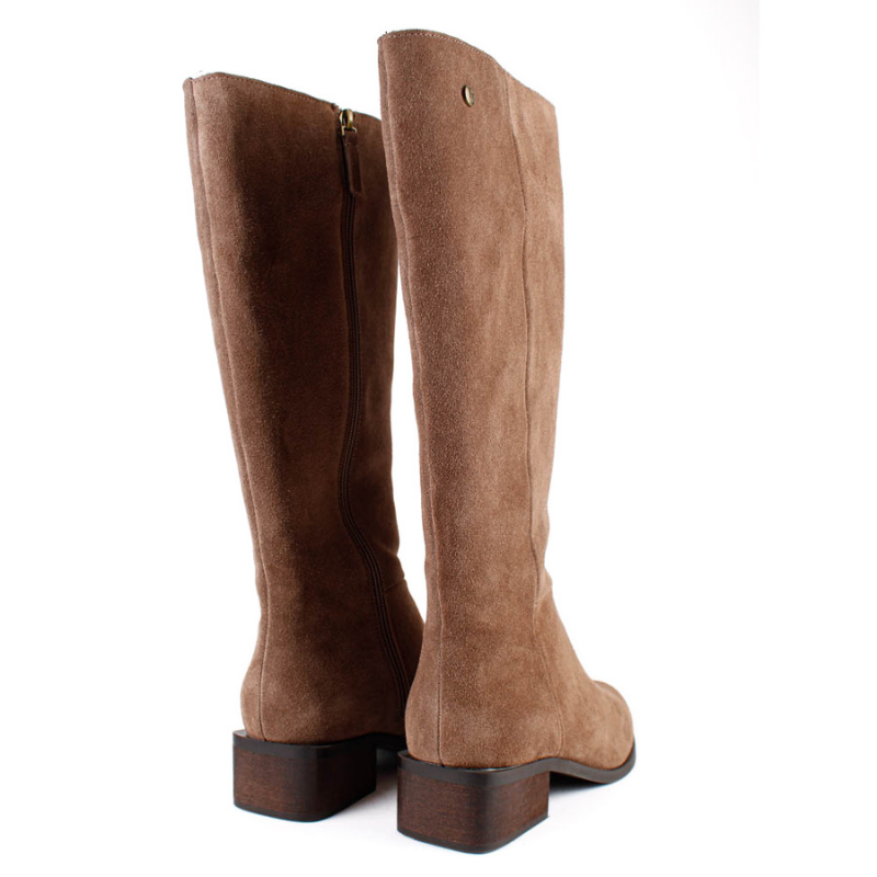 BOTA ALTA SERRAJE TAUPE