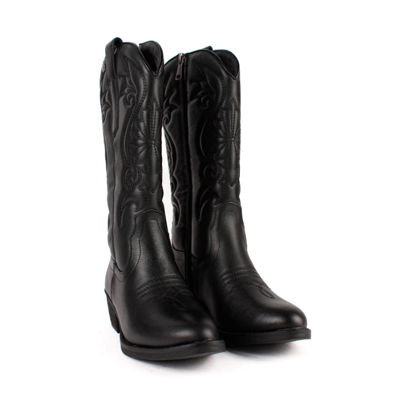 BOTA COWBOY PIEL NEGRO SS1986