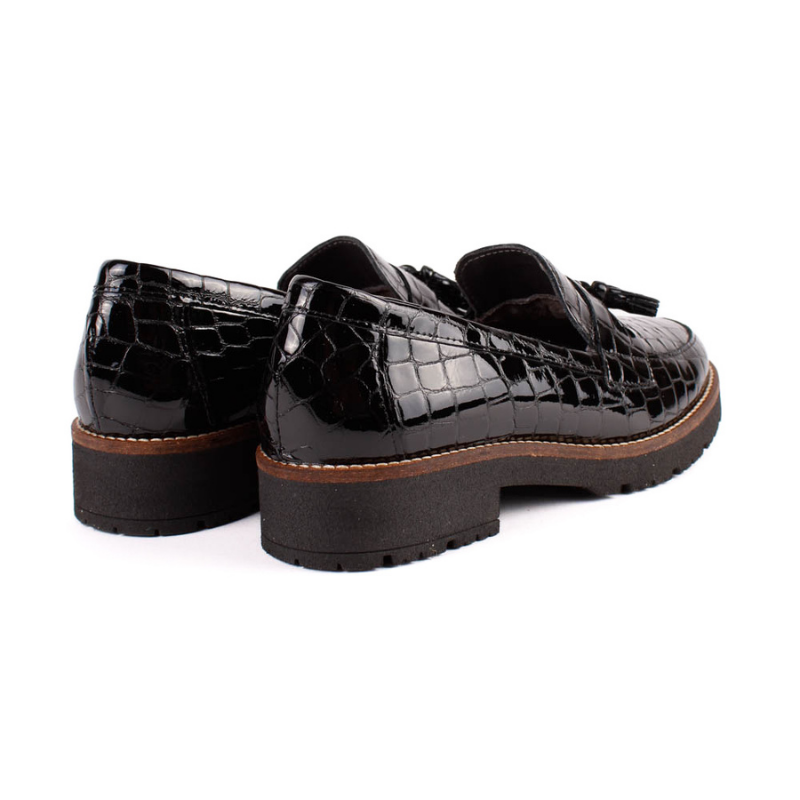 MOCASIN COCO BORLAS CHAROL NEGRO 10770