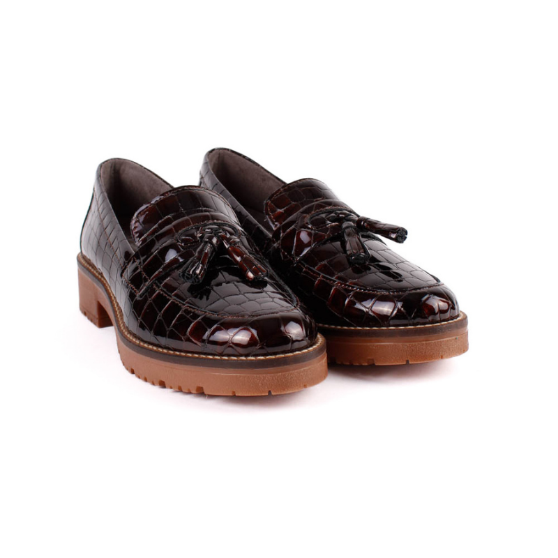 MOCASIN COCO BORLAS CHAROL MARRON 10770