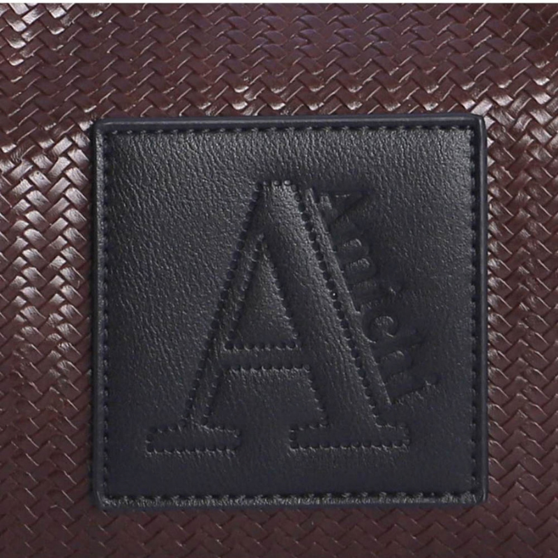 BOLSO HOMBRO TRENZADO MARRON