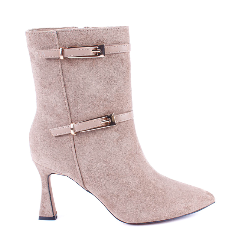 BOTIN DOBLE HEBILLA ANTE BEIGE 3580