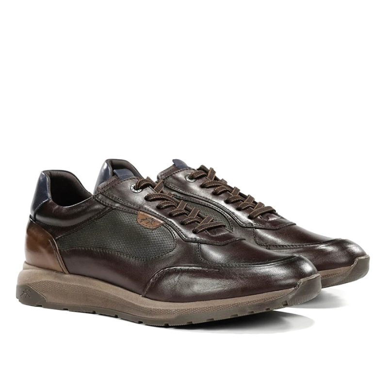 SNEAKER CORDON COMBI CASTAÑO F2532