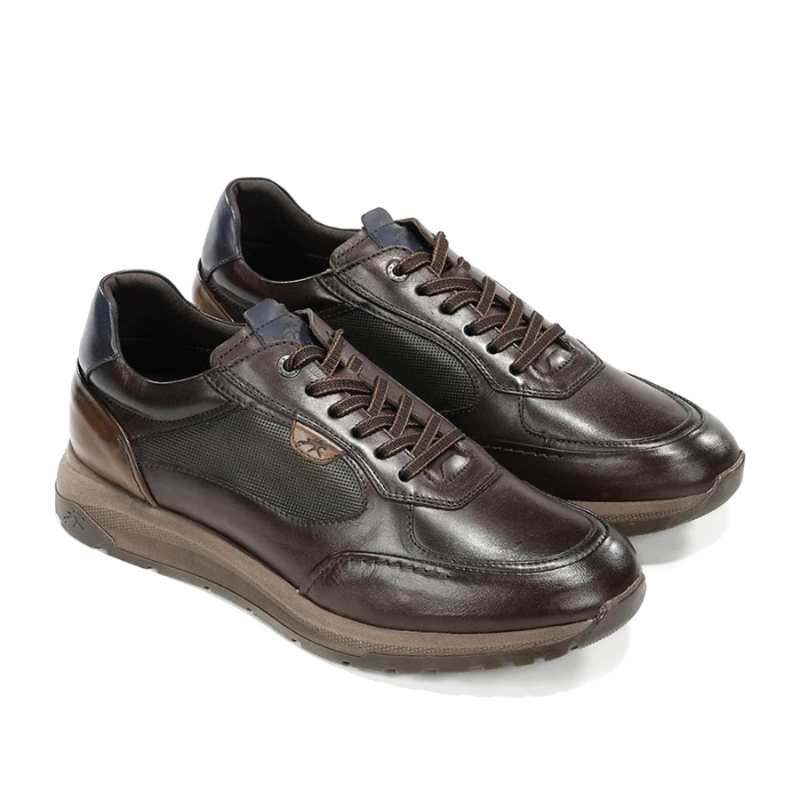 SNEAKER CORDON COMBI CASTAÑO F2532