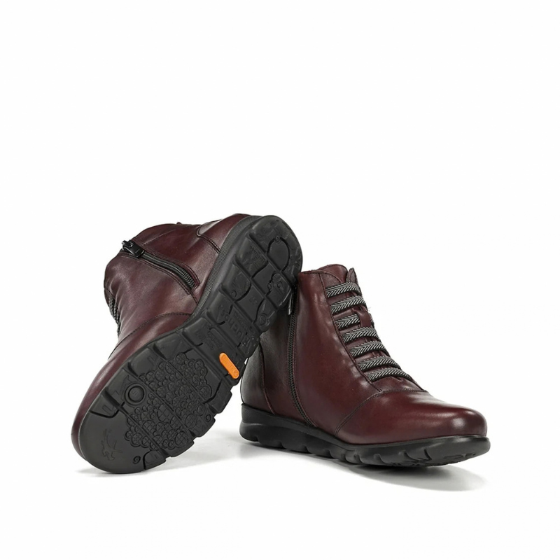 BOTIN ELASTICOS BURDEOS F0356