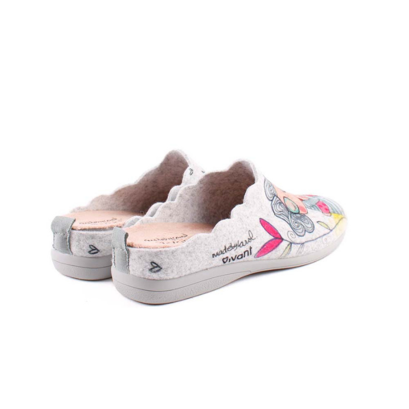 ZAPATILLA ABUELA GRIS ILC222325