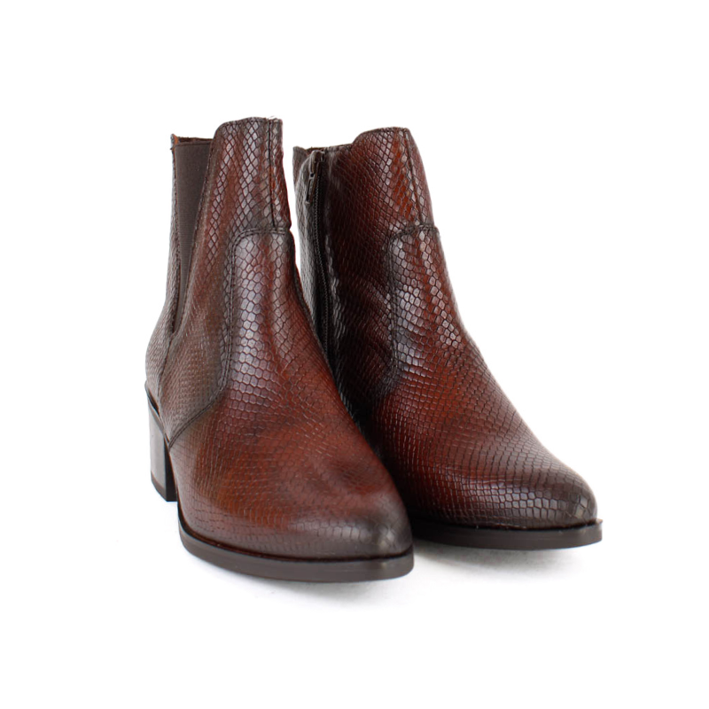 BOTIN CAMPERO VIBORA CUERO 3055