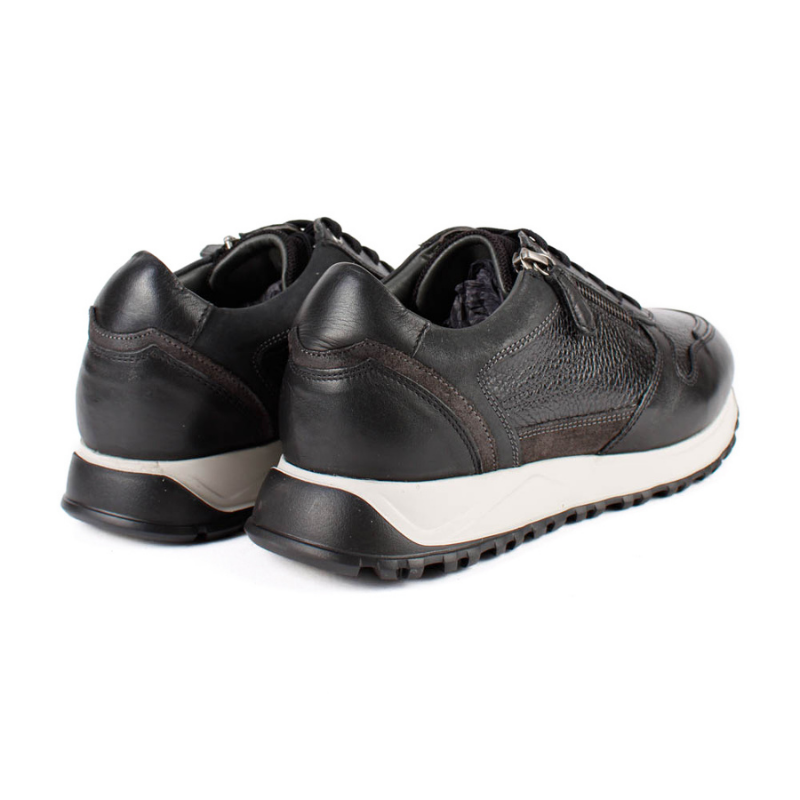 SNEAKER CREMALLERA NEGRO 7041