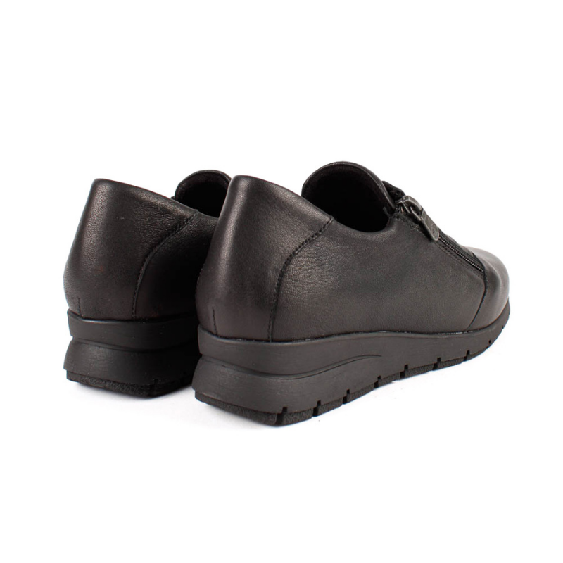 CASUAL ELASTICOS CREMALLERA NEGRO 2802