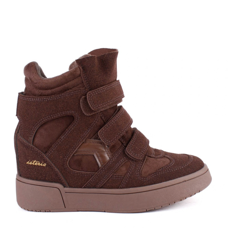 BOTIN SNEAKER VELCROS MOKA 1361