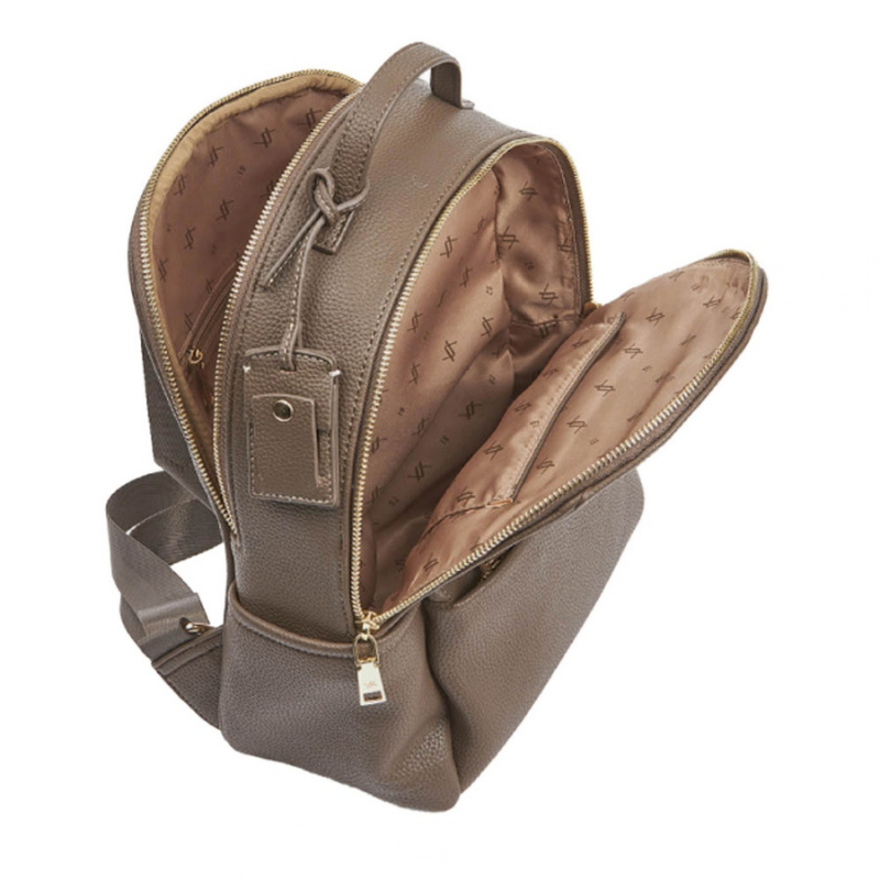 MOCHILA LISA TAUPE