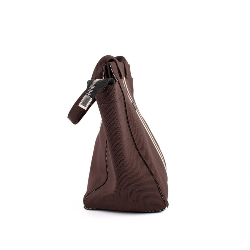 BOLSO TEJIDO BROWN