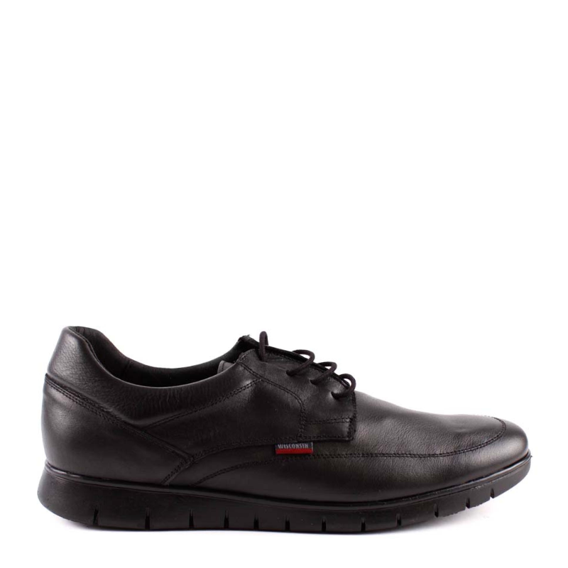 BLUCHER CONFORT CORDONES NEGRO