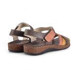 SANDALIA VELCRO COMBI MORO 43170