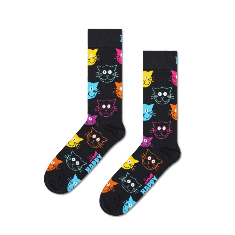 CALCETINES CATS BLACK