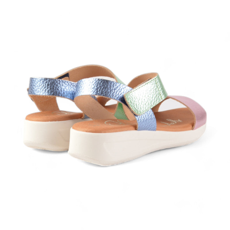 SANDALIA TIRA VELCRO  AZURE CB 5403