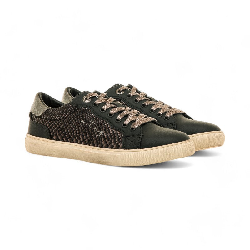 CASUAL CORDON SNAKE NEGRO PLOMO 60406