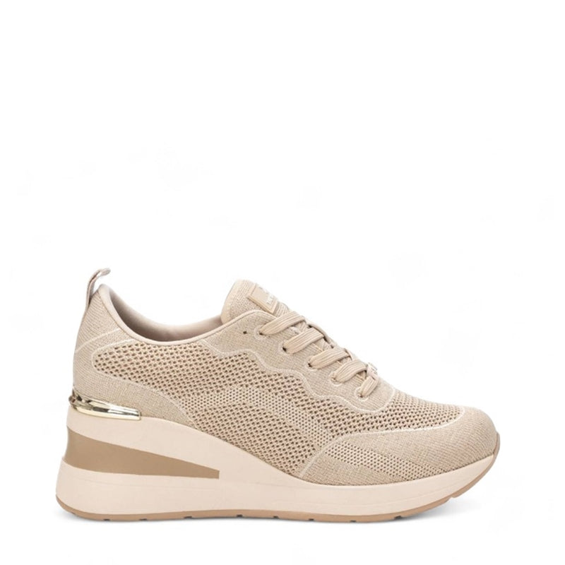 SNEAKER CUÑA KNIT BEIGE 143069