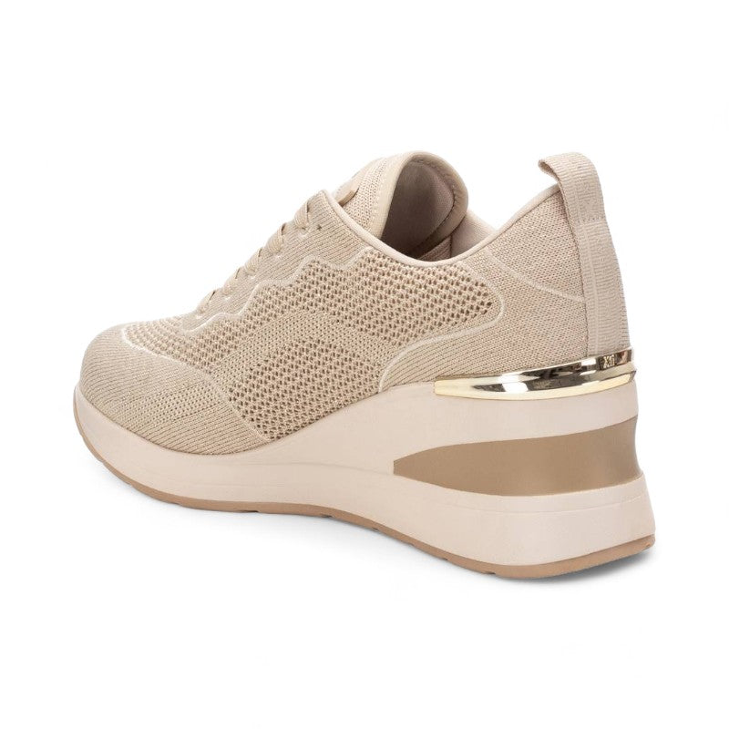 SNEAKER CUÑA KNIT BEIGE 143069