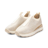 SNEAKER KNIT STRASS BEIGE 142964