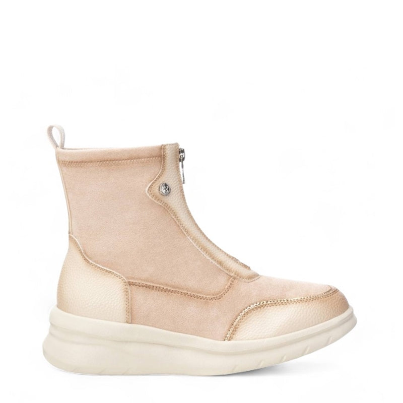 BOTIN SNEAKER CREMALLERA BEIGE 143199