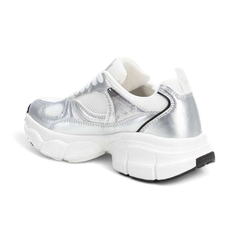 SNEAKER REJILLA BLANCO PLATA 143260