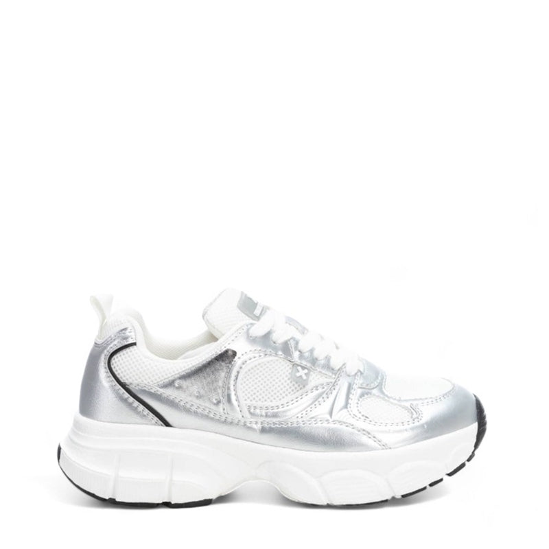 SNEAKER REJILLA BLANCO PLATA 143260