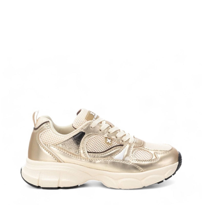 SNEAKER REJILLA BLANCO ORO 143260